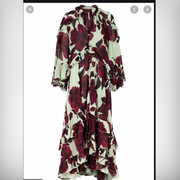 NWT Free People Hearts Run Wild Maxi S - Picture 2 of 6
